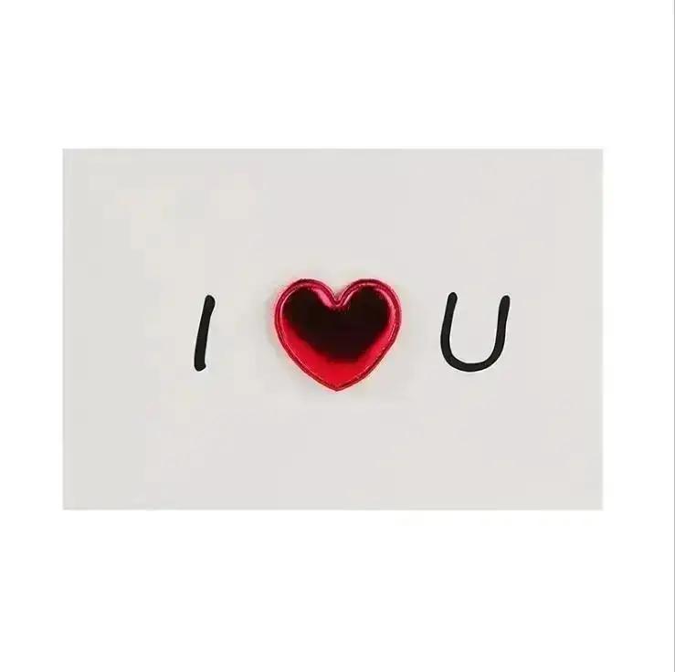 

Открытки Подарки на День святого Валентина Открытки с любовью Приглашения на свадьбу Поздравительные открытки Юбилей Для нее Открытки на День святого Валентина Товары для вечеринок B 1Pcs