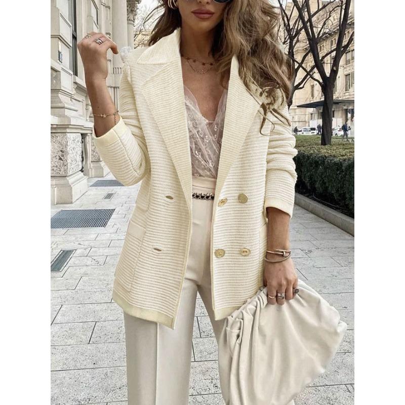 Women S Long Sleeve Corduroy Casual Jacket Solid Color Regular Fit