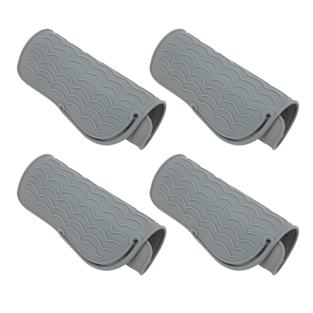 4Pcs Heat Resistant Straightener Pad Silicone Heat Resistant Mat Heat Mat for Curling Iron Straightener Flat Iron