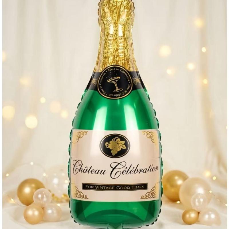 5 Stück 14 Zoll Mini Happy Birthday Wein Folienballon Für Geburtstagsfeier Dekoration