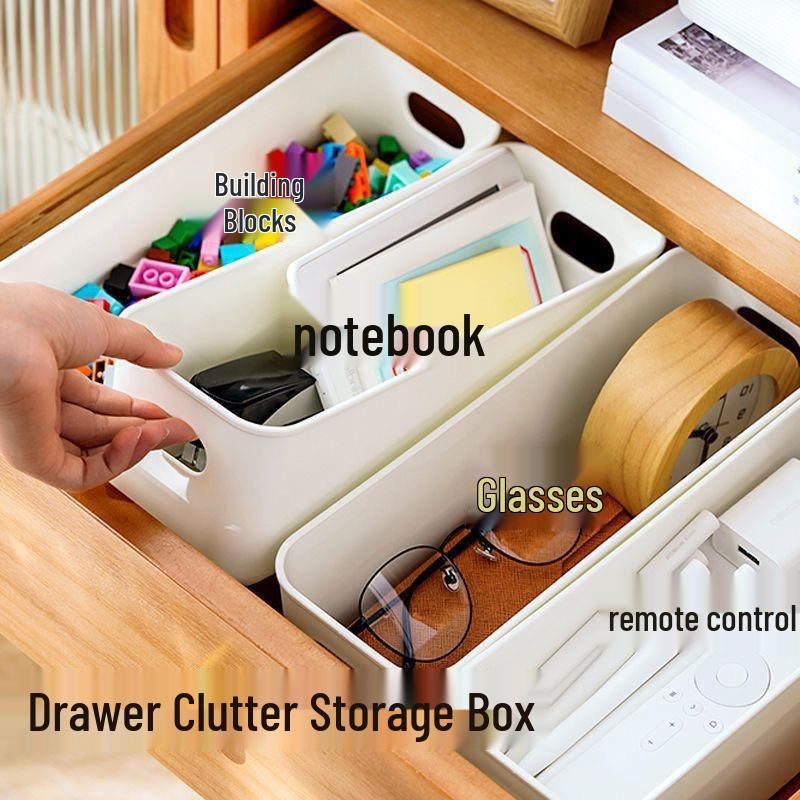 Ultra-Narrow Plastic Desktop Organizer for Phone Cases & Sundries