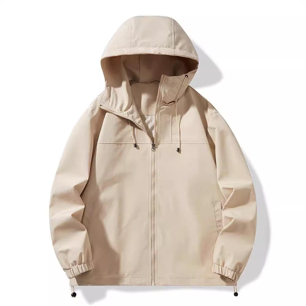 Autumn New Coat Men's Trendy Hooded Jacket Tooling Casual Trendy Sports Jacket Men's Coat Top