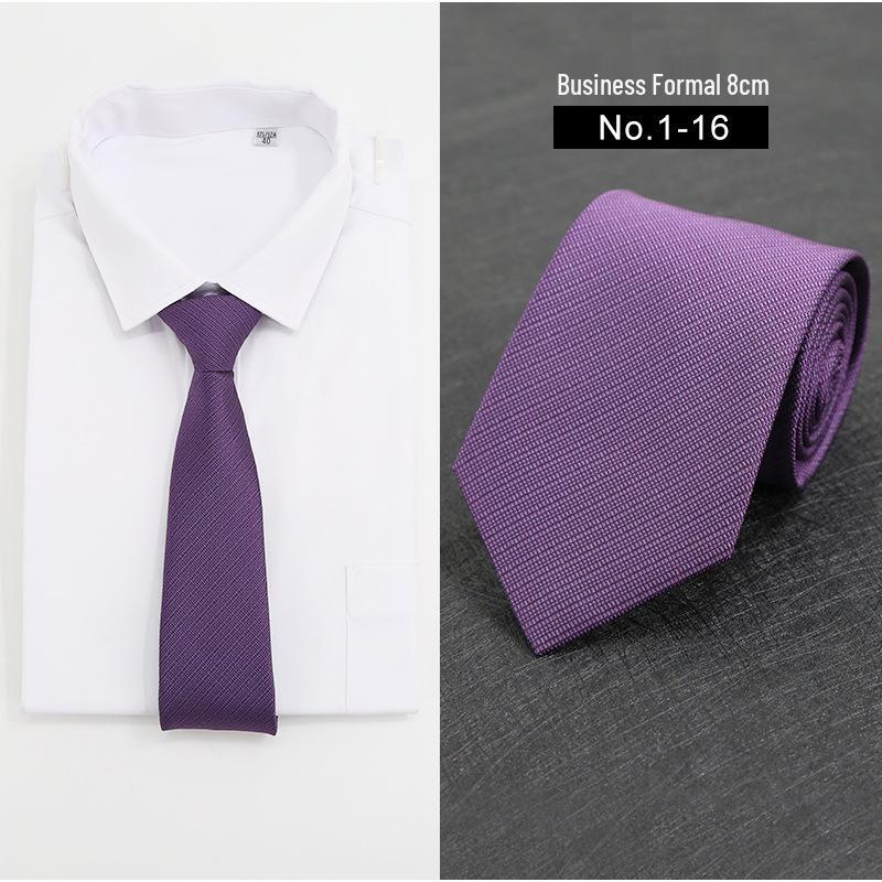 Men's Formal Business Casual Solid or Striped Tie