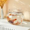 Plastic Transparent Round Fish Tank Portable Desktop Aquarium Bowl Fish Bowl  small aquariums