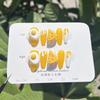 Cartoon 3D Egg Yolk Cheese Design Cute Medium-Long Press-On Nails Handmade Artificial Nail Tips Women