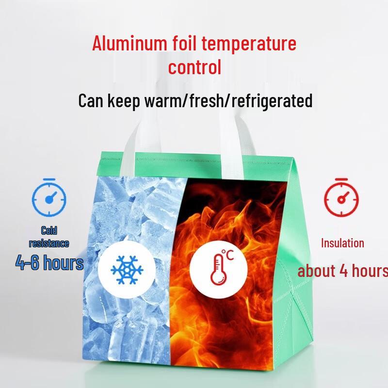Einweg-Isolier-Liefertaschen aus Aluminiumfolie
