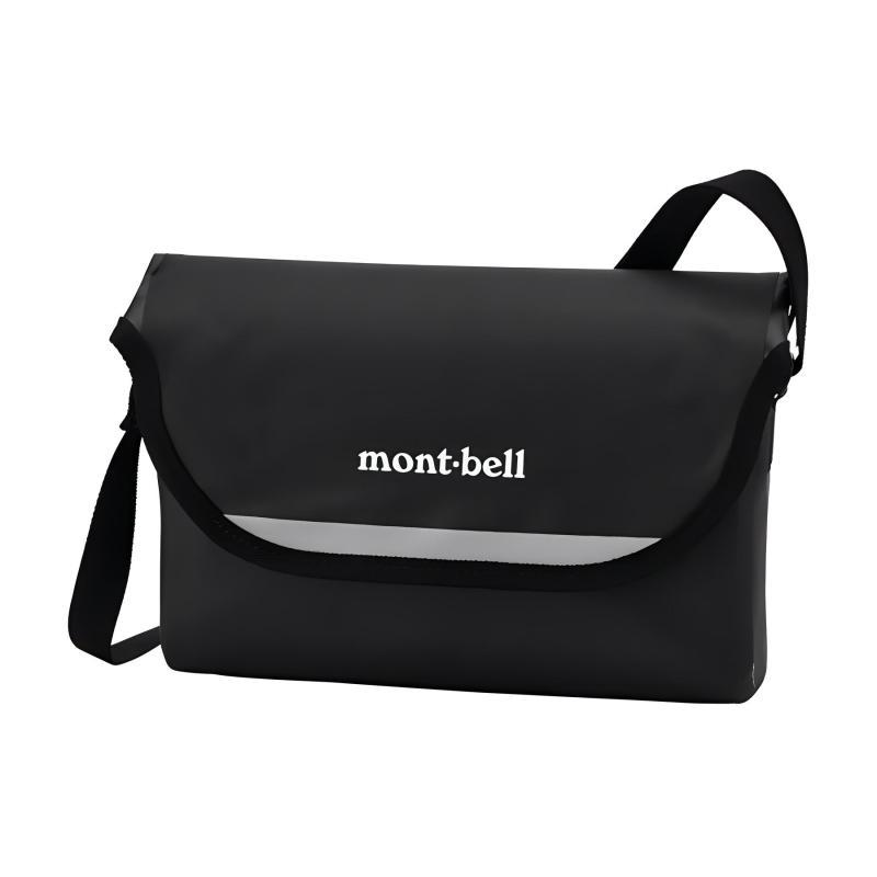 Montbell Crossbody bag outdoor bag nylon (TPU composite) black Unisex couple model