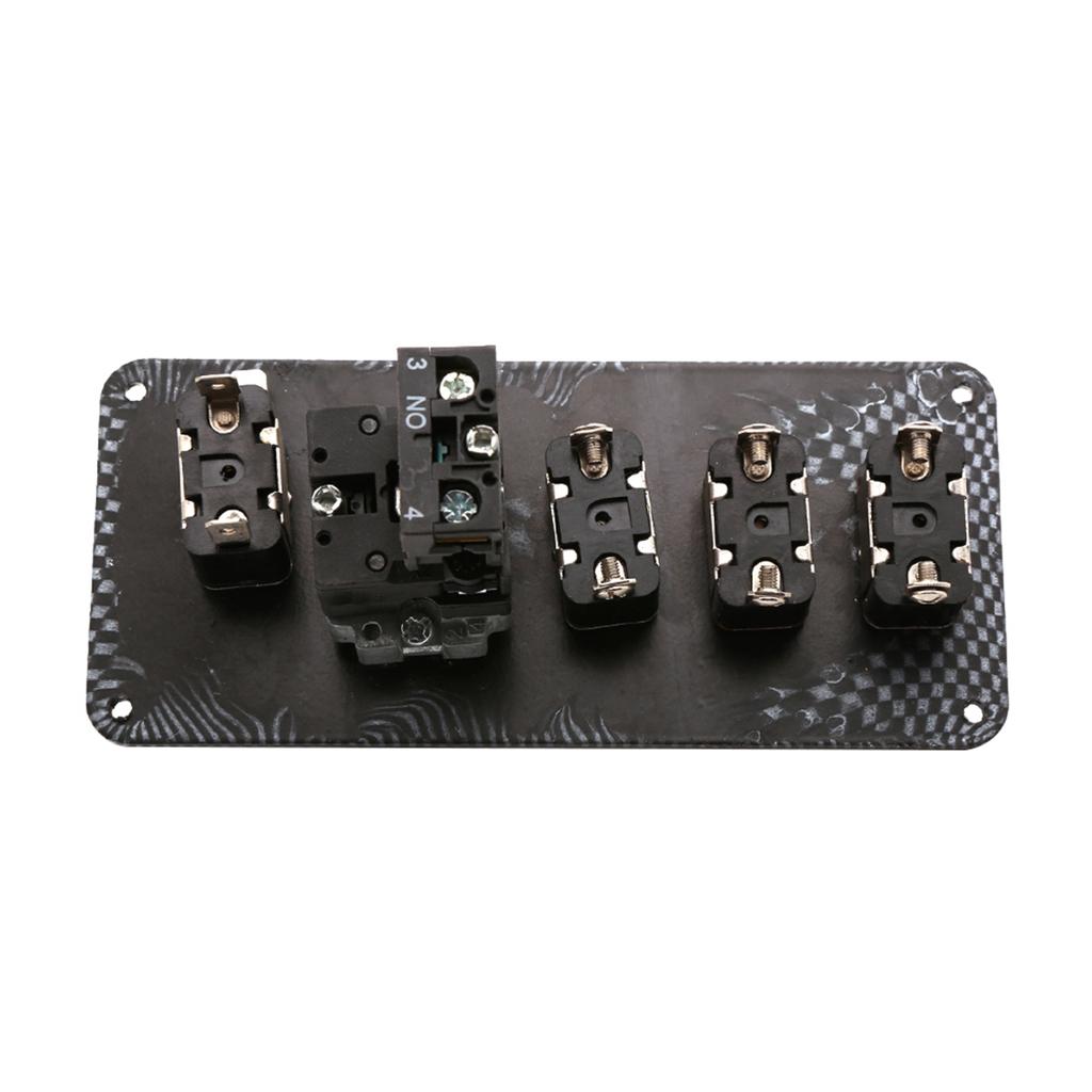 Toggle Switch Ignition 5 In 1 12V 40A Carbon Fibre Panel Start Ignition Kit for Car Truck