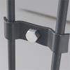 10Pcs Double Pole Fence Clamps Stainless Steel Double Pole Connector Clamps Mounting Clips for Fence Wires Wooden Posts Installation