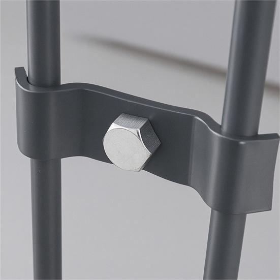 10Pcs Double Pole Fence Clamps Stainless Steel Double Pole Connector Clamps Mounting Clips for Fence Wires Wooden Posts Installation