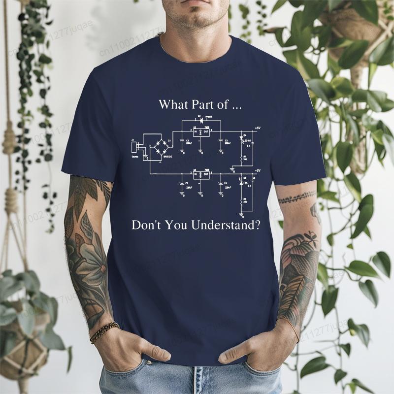 Electrical Engineer Engineering Sarcasm Engineer Funny Graphic T Shirt Men Summer Short Sleeve Tees Fashion Streetwear Tshirts S разноцветный