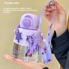 My Little Pony Tritan Kinderwasserflasche mit zwei Trinkhalmen für Schule und Outdoor-Gebrauch
