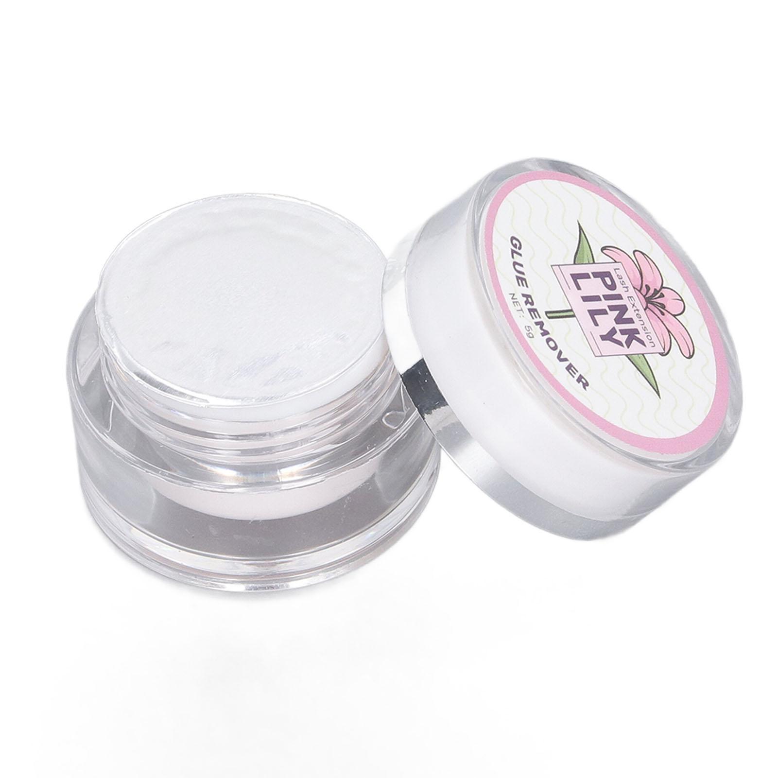 

5 г Крем для снятия ресниц Быстрый крем для снятия накладных ресниц для салона по наращиванию ресниц Розовый