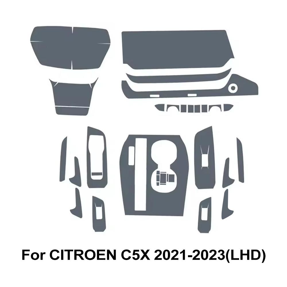 

Car Interior Center Console Transparent TPU Paint Protective Film for Citroen C5X 2026-2026 Pre Cut PPF Anti Scratch Sticker