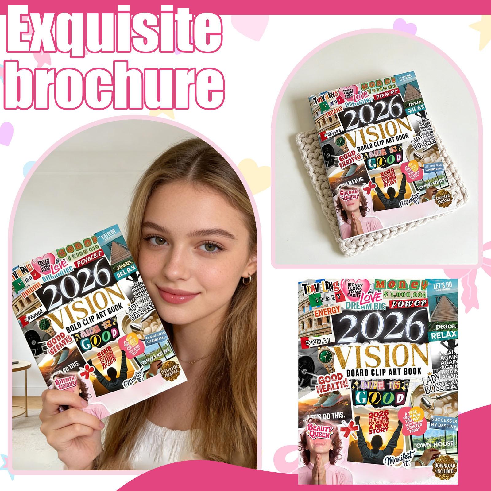 

Dream Board Clipping Album, A Colorful Collection Of Powerful Pictures, Quotes, And Affirmations, Helps Create A Dream Board For Men And Women One Size