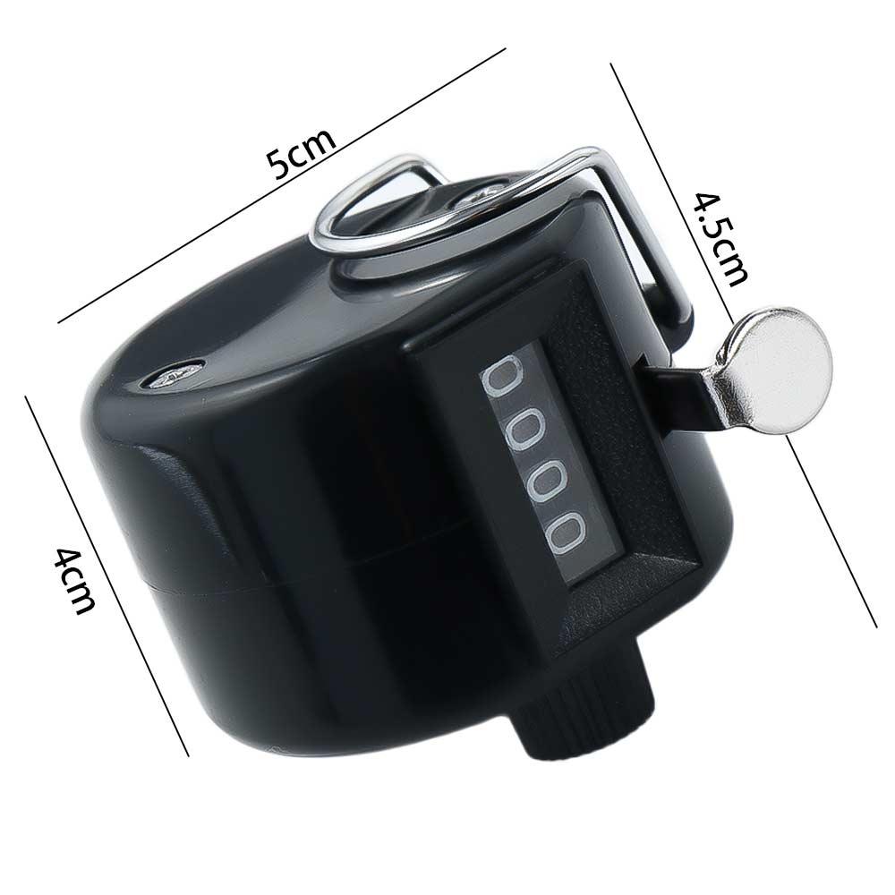 Metal Hour Meter 4 Digit Number Hand Tally Counter Tally Clicker Manual Counter Tally Counter