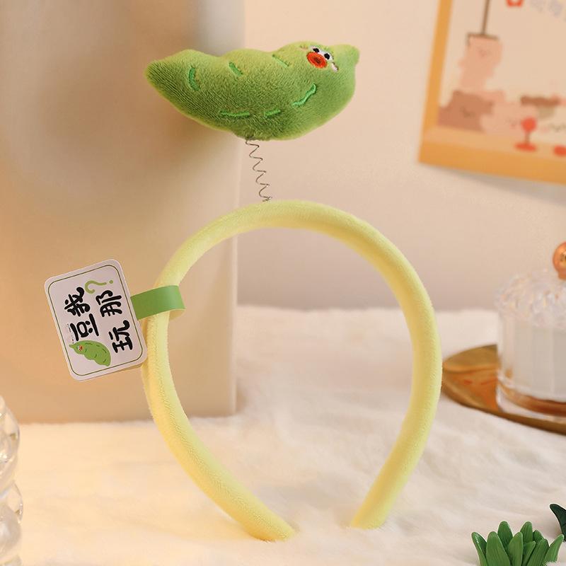 

Cartoon, Funny and Cute Hair Band, Girl s Twisting Head Accessory Band, Three-dimensional Hair Band, Ugly Sprouting Accessory Just kidding me