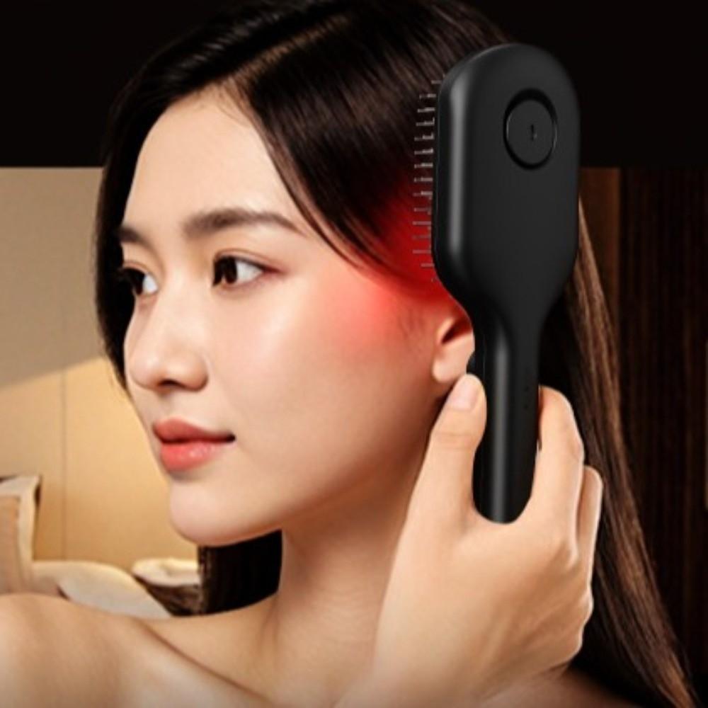 Cuidado del Cabello Luz Roja Spray Masajeador Peine Multifunción 2 en 1 Cepillo de Cabello con Nebulización Barbería Salón
