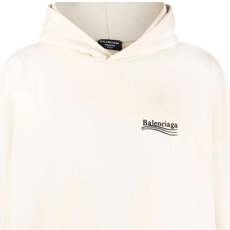 Balenciaga Sweatshirt Unisex White 620973TKVI98962