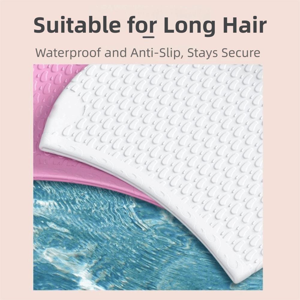 Solid Color Diving Hat High Elasticity Swim Head Hood Comfortable Bathing Caps Water Activities
