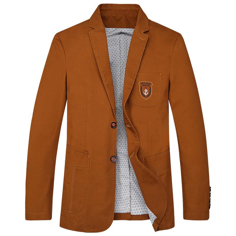 

Весеннее пальто, новый мужской повседневный костюм, мужской костюм, воротник, пиджак, верх XXXXL хаки