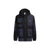 Letter Print Color-Blocked Sports Outdoor Workwear Jacket Men’s Black