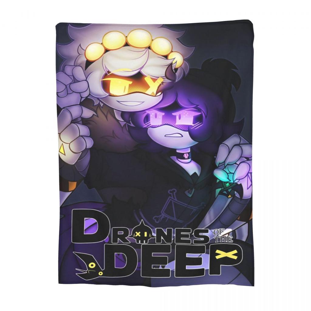 Murder Drones Uzi Doorman Knitted Blanket Coral Fleece Plush Tv Series Soft Throw Blankets for Outdoor Travel Bedroom Quilt