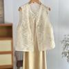 Chinese Vest Vest Summer Versatile Temperament Retro New Vest Thin Top Embroidery