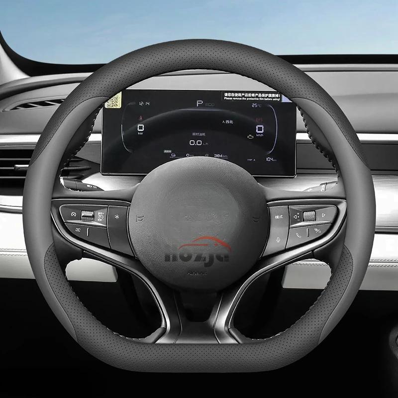 Leather Car Steering Wheel Cover for Opel Mokka X B Mokka-e Astra G H J K GTC Insignia A B Sport Tourer Vivaro A B C Accessories