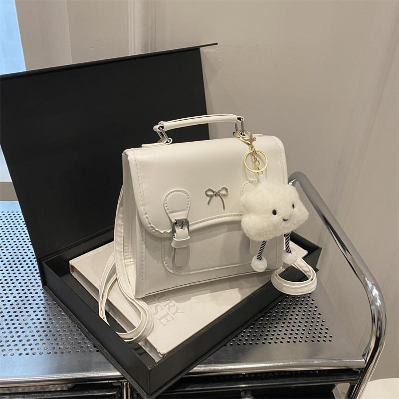 Stylish And Versatile 2024 Retro Korean College Dual Shoulder Bag For Everyday Use