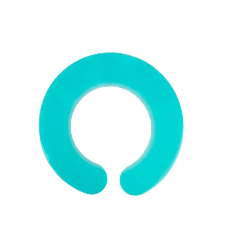 Soft Silicone Hair Cutting Collar Neck Shawl Barbershop Hairdresser Hair Dye Capes Waterproof Neck Wrap Cover Salon Accessories