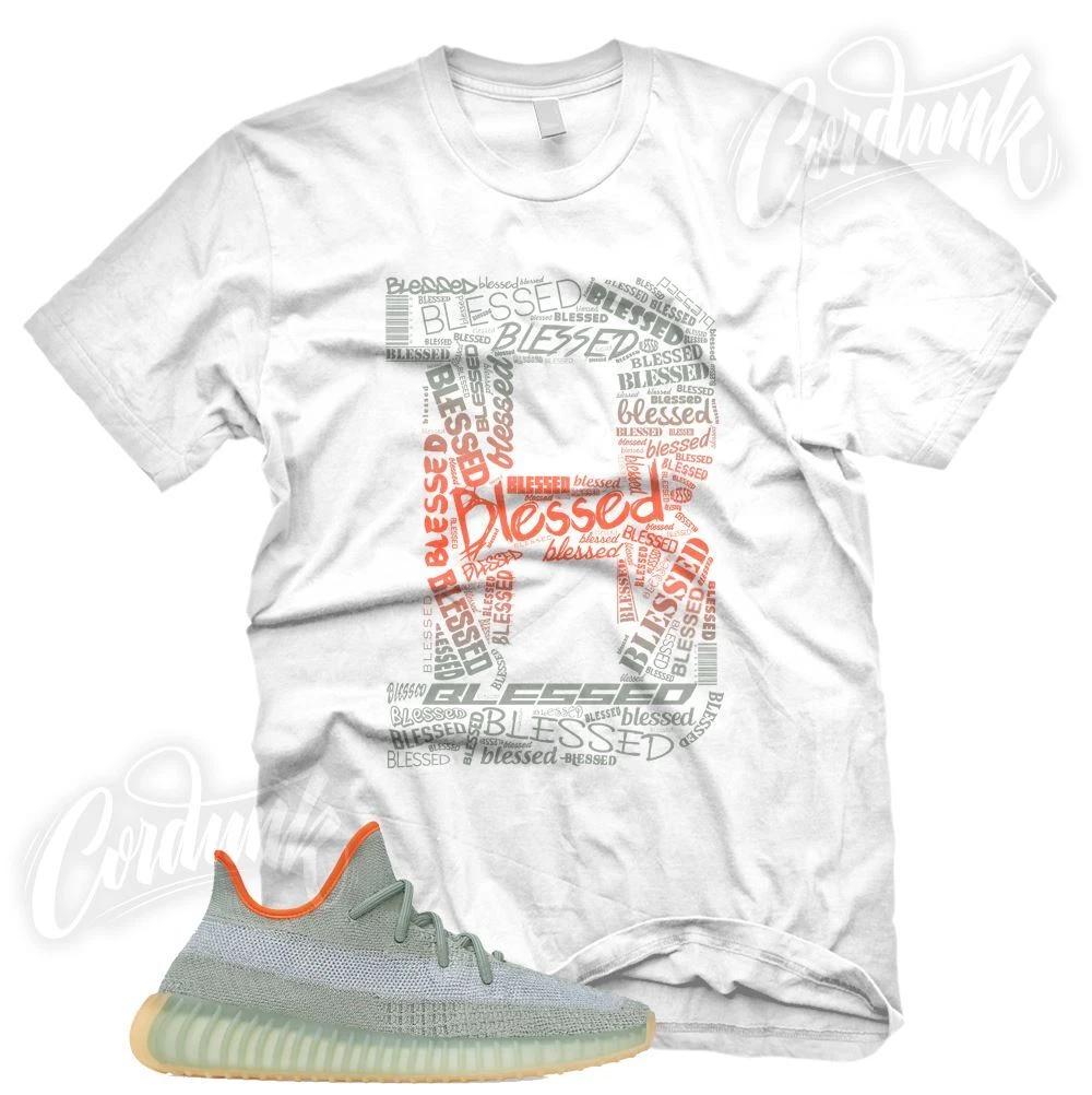 B BLESSED Sneaker T Shirt for YZ 350 Boost Desert Sage V2 XL