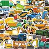 10/50Pcs Engineering Vehicle Stickers Engineering Car Graffiti Stickers for DIY Luggage Laptop Skateboard Motorcycle Bicycle Stickers