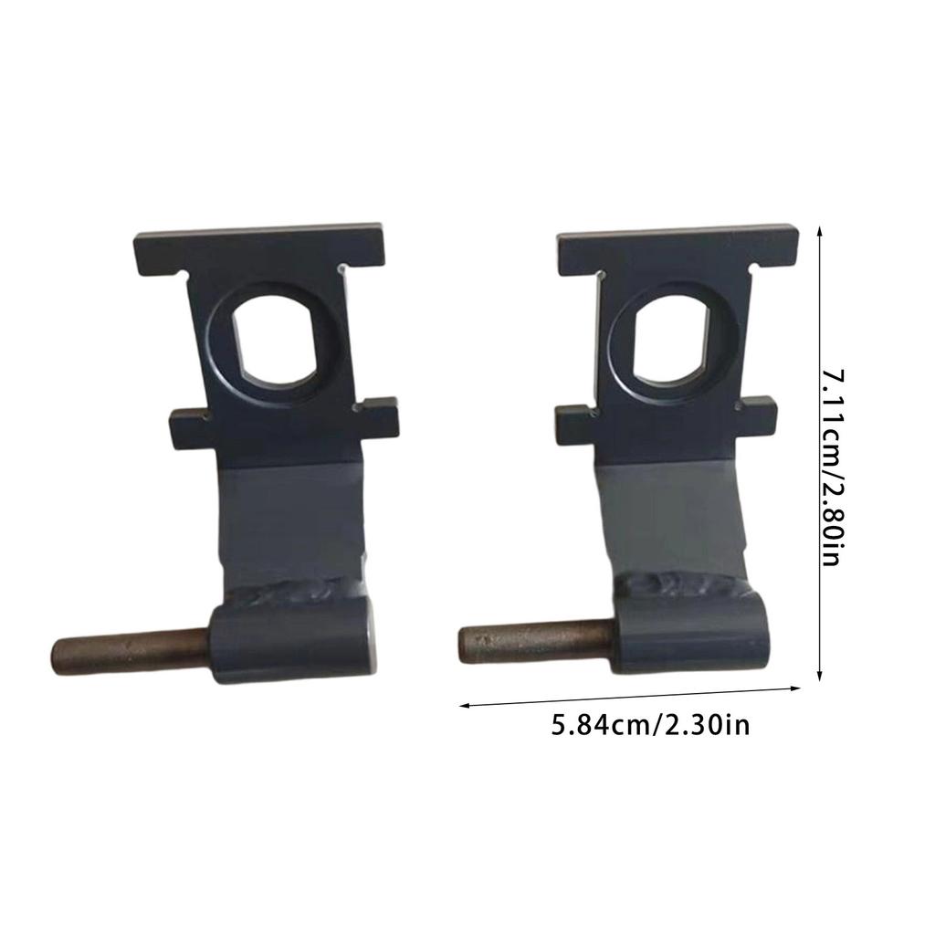 2Pcs Heavy Duty Cab Door Hinge 7193725 Skid Steer Loader Door Hinge Replacement Hardware for S750 S770 S550 S650 S630