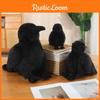 Realistic Crow Plush Toy For Home Decoration Perfect Gift For Kids And Dark Aesthetic Lovers
