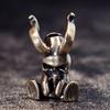 Stylish Copper/Brass Devil Charm Decorative Pendant For Outdoor Gear Jewelry Crafting Creative Gothic Gift