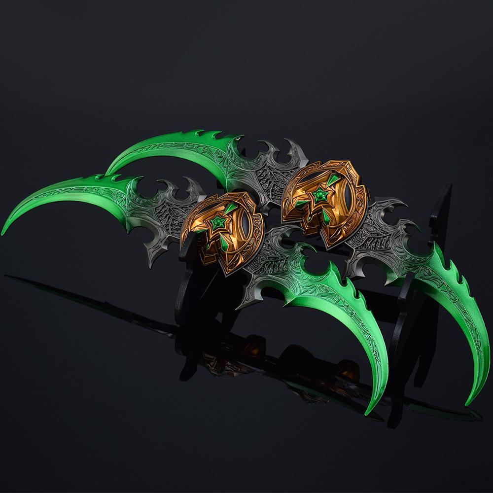 Ornamento modello di coltello a uovo con lama da guerra Ai Xinuosi a tema gioco Warcraft