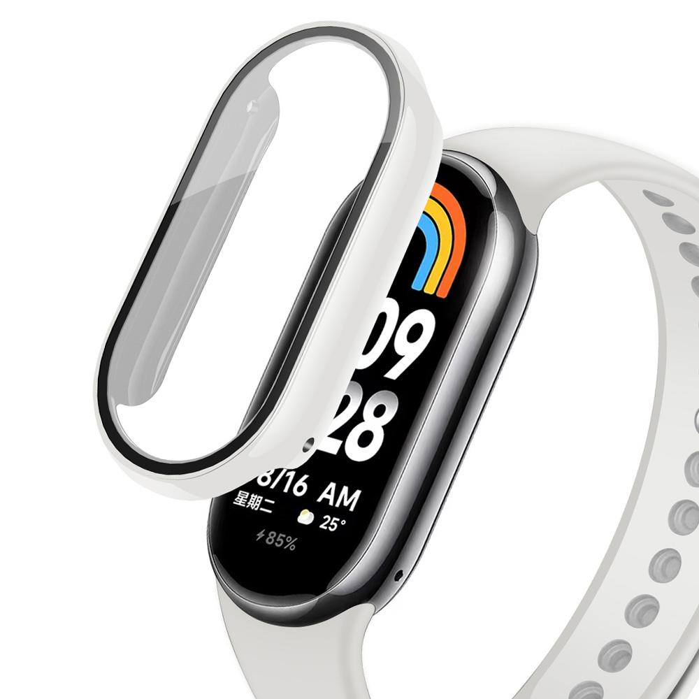 Case cover+glass For Xiaomi Mi Band 8 7 6 Accessories Case+Film Full Coverage Protective Cover Miband 7 6 5 4 3 screen protector