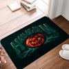 Horror Pumpkin Door Mat Halloween Theme Entrance Door Mat Home Door Decoration Front Door Welcome Mat Living Room Bedroom Carpet