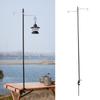 Camping Lantern Stand Portable Lightweight Outdoor Camping Aluminum Alloy Lamp Pole Light Hanging Stand