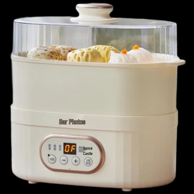 Kleiner Bär 1L Elektrischer Doppelkocher Schmortopf mit Dampfgarer