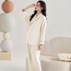 Spring & Autumn Nursing Pajamas for Postpartum Women with Breast Pads
