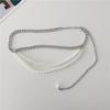 Multilayer Pearl Waist Chain for Women's Fashion Retro Character Playing Body Accessories Sexy Party Accessorie Gift