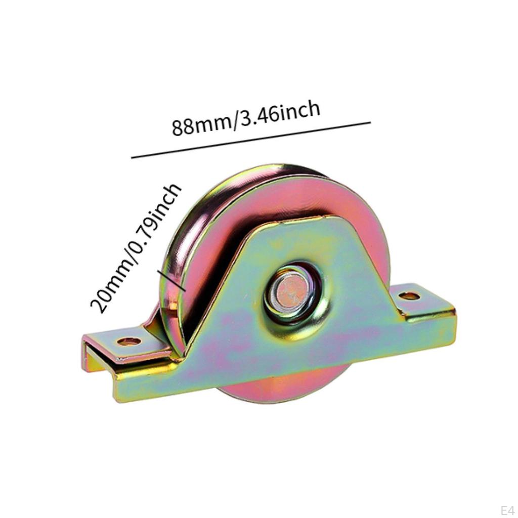 Easy To Install, Heavy Duty V-groove Sliding Door Wheels for Industrial Machinery,