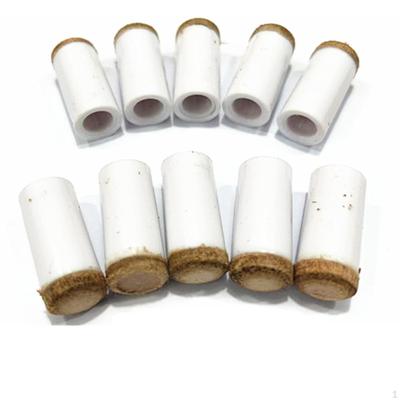 10er-Pack Pool-Queue-Spitzen und Ferrulen, Snooker-Reparatur, professioneller Billardkopf, dick, lang