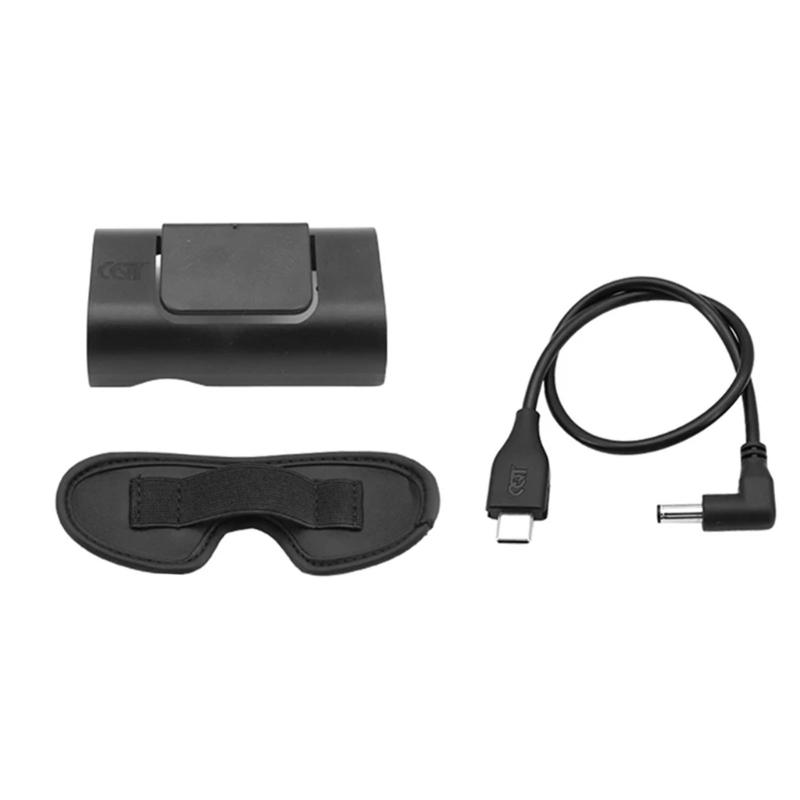 

Battery Case for Googles 2 Charging Cable Lens Protector Cover Dustproof Pad for DJIAvata Goggles 2 Accessories 1