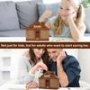 Wooden Money Bank With Counter Money Piggy Bank 10000 Saving Challenge Money Box