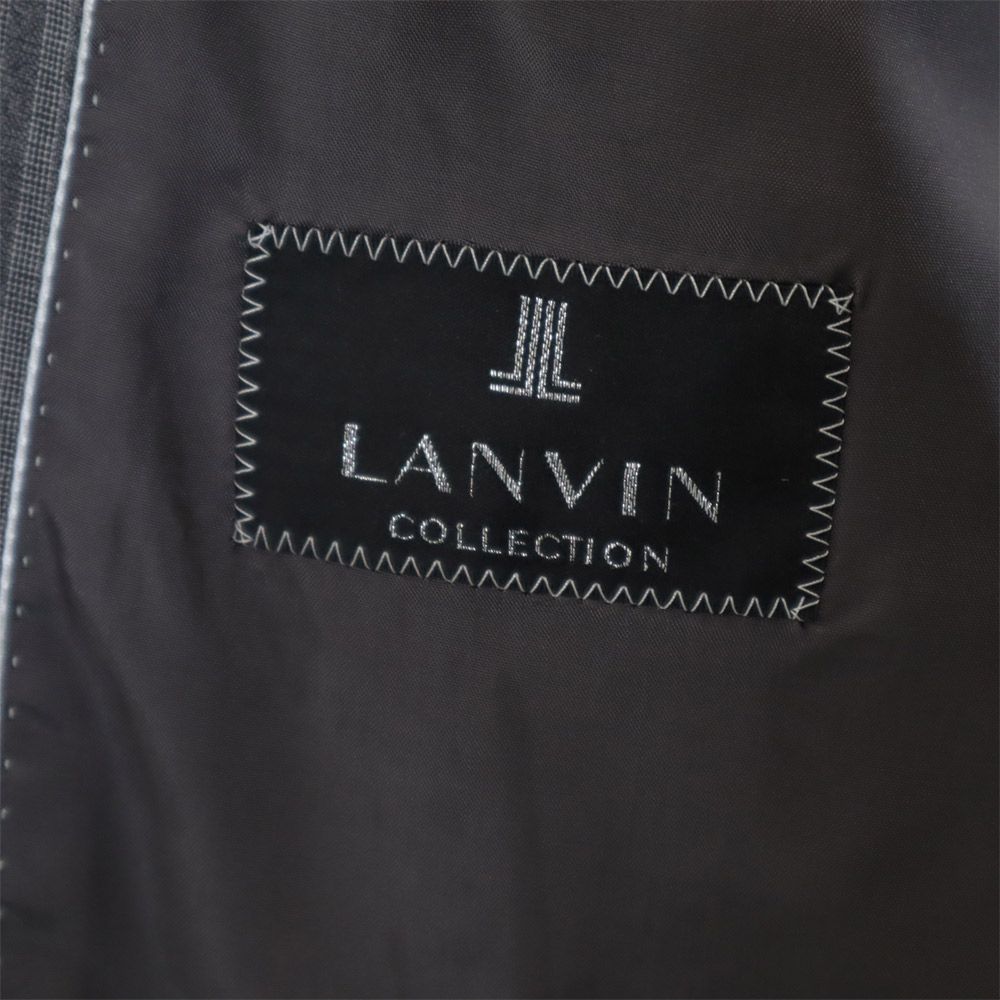 Lanvin Made In Japan Striped Pattern Wool Tailored Jacket COLLECTION Men's Used