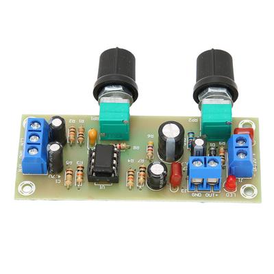 Płytka przedwzmacniacza subwoofera Płytki filtra dolnoprzepustowego z pojedynczym zasilaniem i wskaźnikami LED DC10‑24V