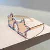 Cute Star Shaped Sunglasses with Sprinkles Women Stylish Beach Holiday Decor Shades Trendy Original Design Sun Glasses